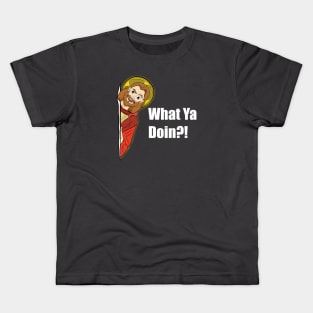 Jesus Meme What Ya Doin Kids T-Shirt